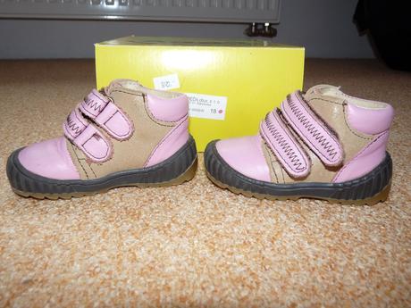 Kožené boty 18, beda,18