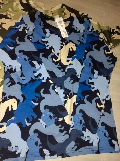 2x tričko s dinosaury 128 lindex, lindex,128