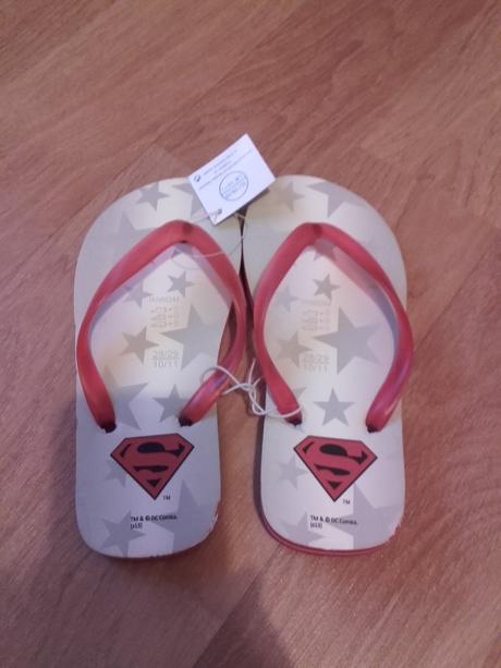 Žabky superman - nenosené 28/29, marvel,28