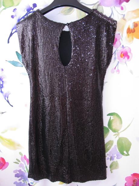 Dámské elastické šaty, malé černé, atmosphere,36