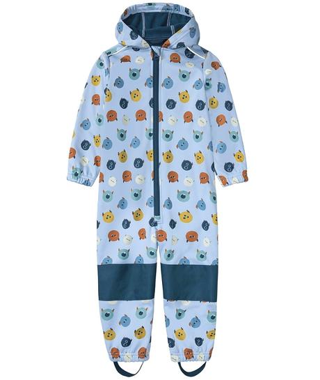 Dětská softshellová kombinéza světlá příšerková, lupilu,98 / 104