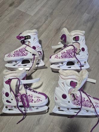 2 x lední brusle, 