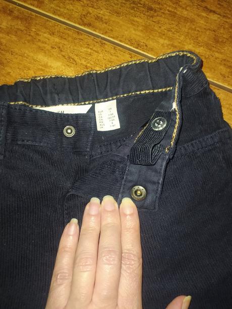 Manžestraky slim, h&m,128