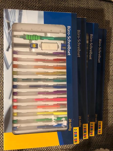 20 dilny set tuzek/ neonate barvy, 