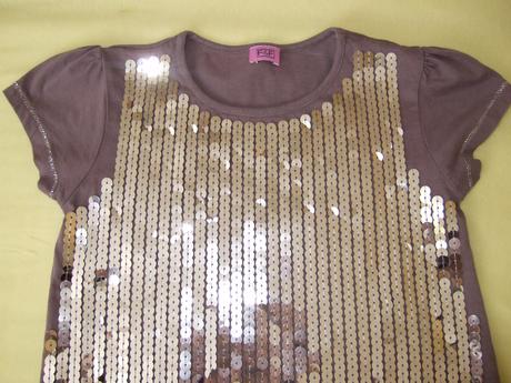 Tričko s flitry, f&f,122