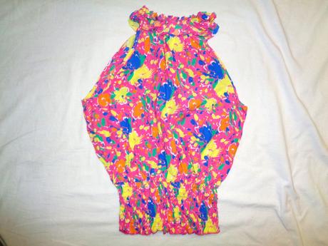 Luxusní pestrý květovaný top, river island,122