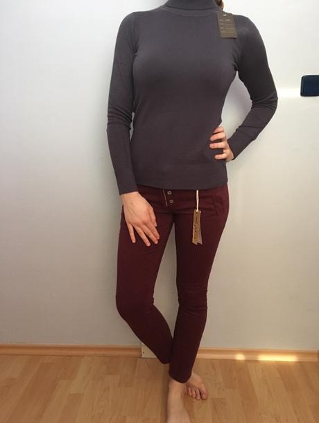 Strečové skinny kalhoty, vel. xs - s, s / xs