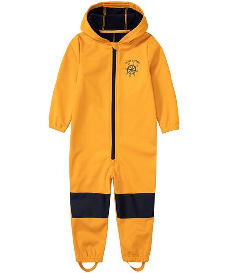 Dětská softshellová kombinéza overal žloutkový, lupilu,98 / 104