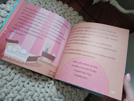 Kniha princezna anetka a modrý jednorožec, 