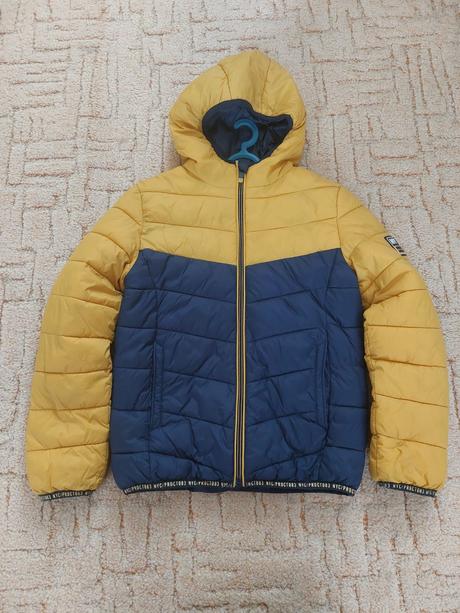 Přechodová zimní bunda pro kluka,  vel.140, c&a,140