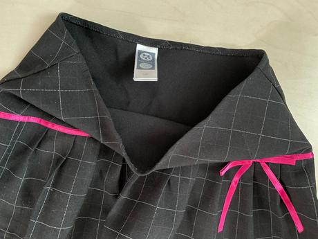 Káro minisukně s mašlí, vel 146, here there, c&a,146