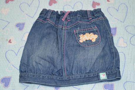 Džínová sukýnka hello kitty regulace v pase, marks & spencer,98