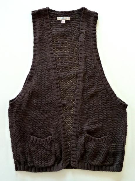 Přízová vestička vesta vel. 140-146, marks & spencer,140