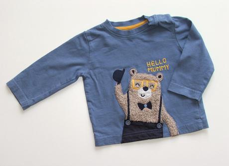 H89 tričko s medvídkem vel. 68, nutmeg,68