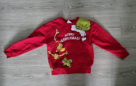Vánoční mikina grinch, vel 128, 128