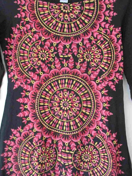 Dámské šaty tunika mandaly himalife s 36, 36 / s