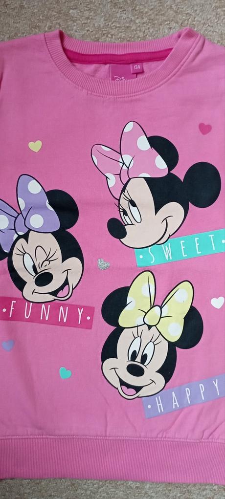 Mikina s minnie zn."disney" vel."134", disney,134