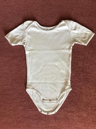 Bílé bavlněné body silnější, 74