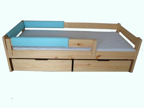 Dětská masivní postel 160x80 cm se šuplíky, šířka (cm): 80,délka (cm): 160