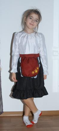 Karnevalové šaty selka, hospodyně, masopust,