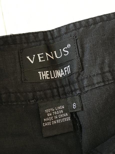 Dámské letní lněné kalhoty, vel. xs - s, s
