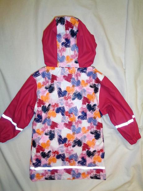 Luxusní srdíčková bunda podšitá flízem 86/92, lupilu,86 / 92