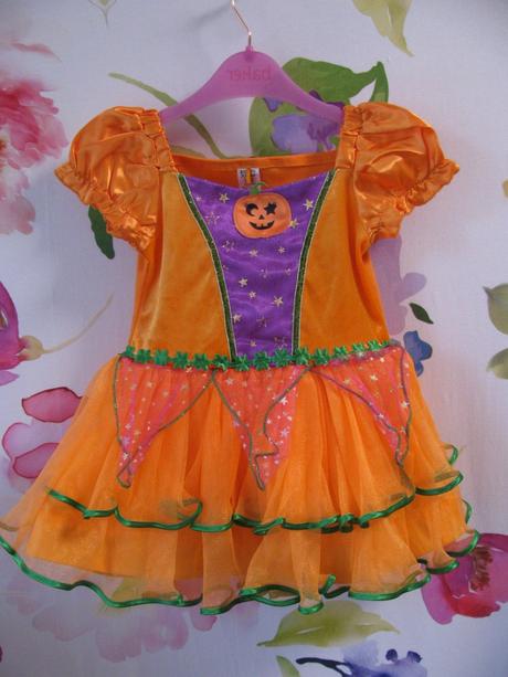 Karneval-tylové šaty dýně-halloween,