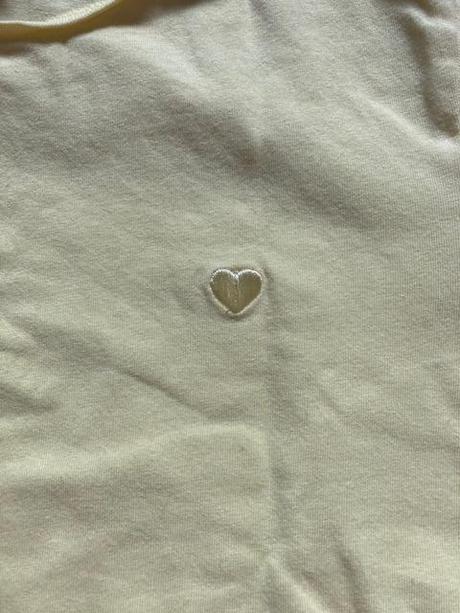 Žluté bavlněné tričko tunika, zara,140