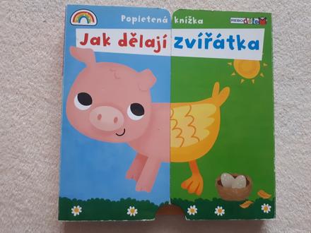Dětská knížka popletená knížka jak dělají zvířátka,