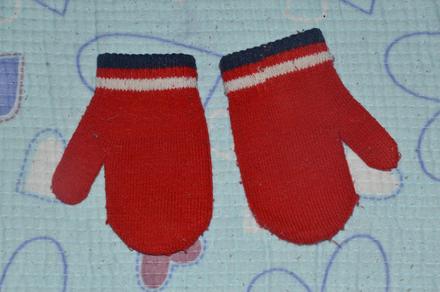 Pletené rukavičky, palčáky, 86