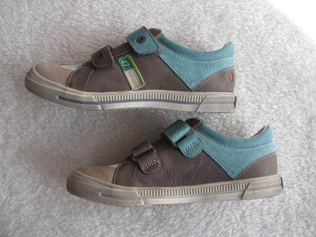 Dětské kožené boty celorok gbb denim fit usa, 34