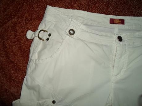 Bílé kalhoty kraťasy šortky, 40