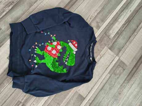 Vánoční tričko a mikina c&a, velikost 128, 128