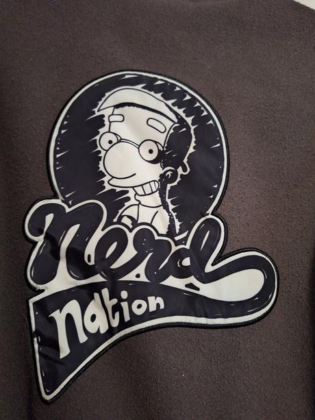 Baseballová simpsons bunda street bunda vel. xxs, h&m,xs