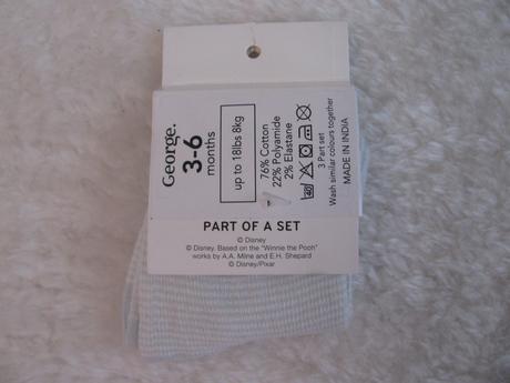 Kojenecké sv.modré ponožky v.3-6 měs., disney