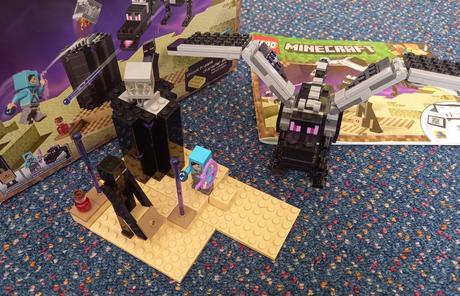 Lego minecraft 21151 - the end battle.,
