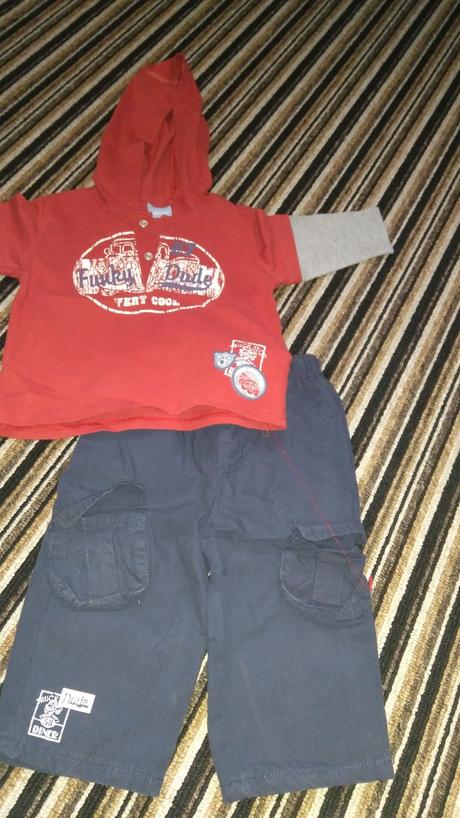 Kalhoty a tričko/mikina, 74