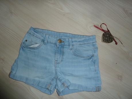 Riflové šortky, kraťasy, c&a,146