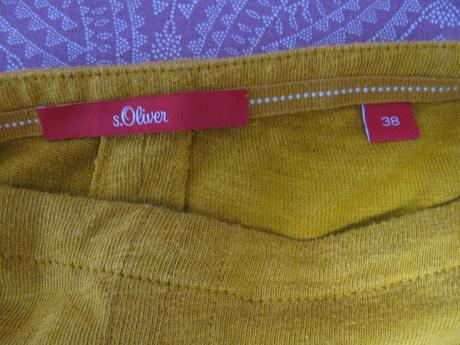 Dámská halenka hořčicové barvy s.oliver, s.oliver,38