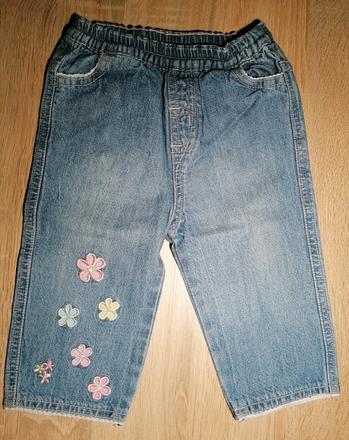 Džíny vel. 68-74 nebo 6-9 měsíců, 68