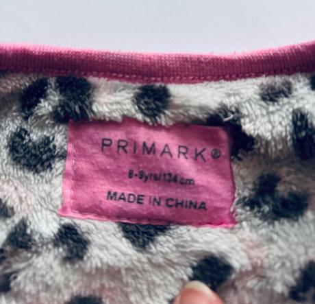 Ob/ pyžamo huňaté flecové - v.8/9 let, primark,134