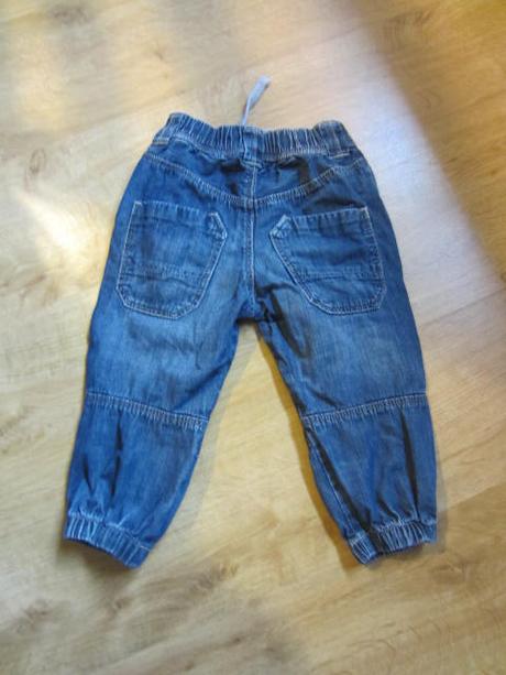 Džíny, rifle s pružným pasem, h&m,92