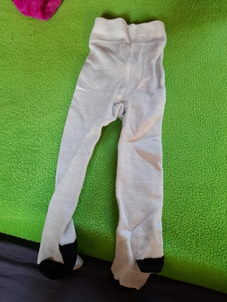 Punčocháče bílé malinkaté vel 68., 62