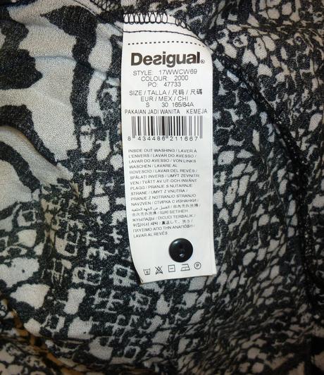 Dámská černobílá košile desigual, desigual,s
