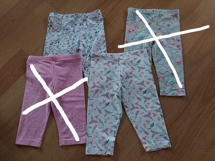 Legíny 3x tchibo, 1x lupilu vel. 110-116, tchibo,110