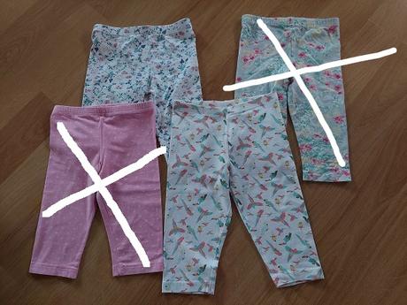 Legíny 3x tchibo, 1x lupilu vel. 110-116, tchibo,110