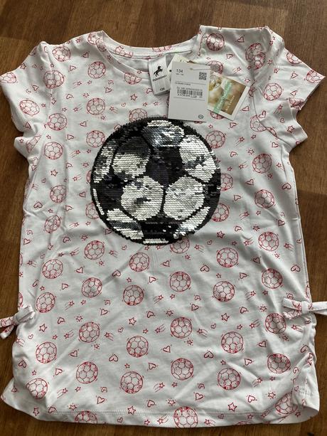 Tričko s flitry, palomino,134