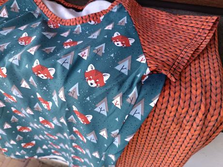 Komplet ručně šité origo bavlněné triko a legíny, m