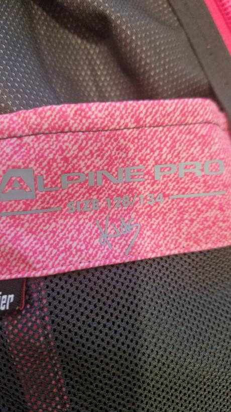 Šusťáková bunda vel. 128/134, alpine pro,128