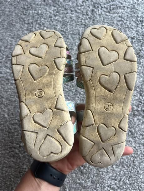 2x sandály, 1x tenisky, 1x crocsy vel. 27, cupcake,27